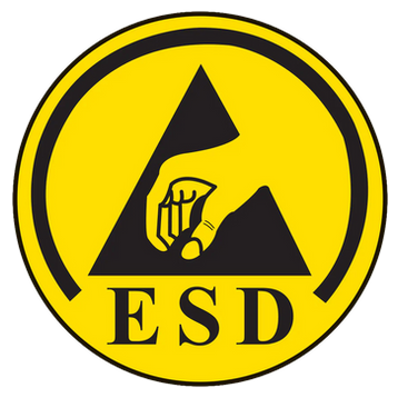 ESD electrostatic-discharge protective symbol